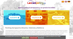 Desktop Screenshot of lowcostparking.es